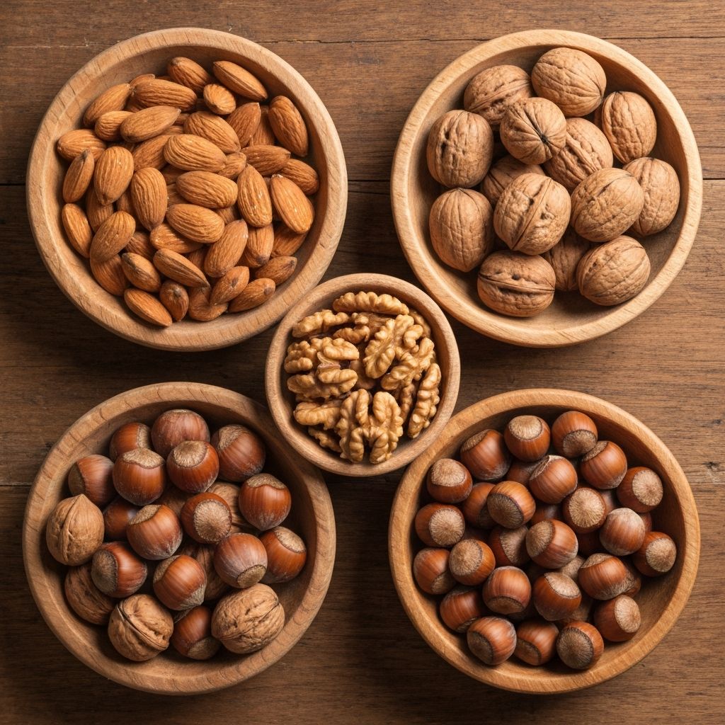 Verschiedene Nüsse